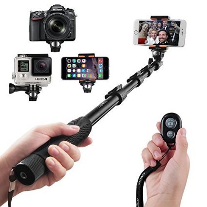 Arespark Selfie Stick,Dual-purpose Professional Self Portrait Pole Monopod mit Stativadapter drahtlose Bluetooth Kamera Fernbedienung Arespark Selfie Stick,Dual-purpose Professional Self Portrait Pole Monopod mit Stativadapter drahtlose Bluetooth Kamera Fernbedienung