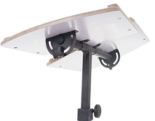 Laptoptisch Lancester, Notebooktisch Laptopständer, höhenverstellbar schwenkbar ~ Fichte-Optik - 5