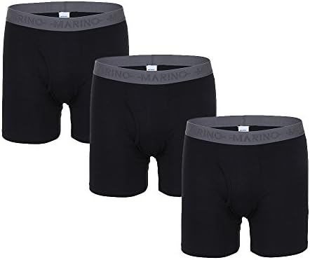 Mens Underwear Boxer Briefs - Cotton Boxer Brief Underwear for Men - 3 Pack in Elegant Gift Box