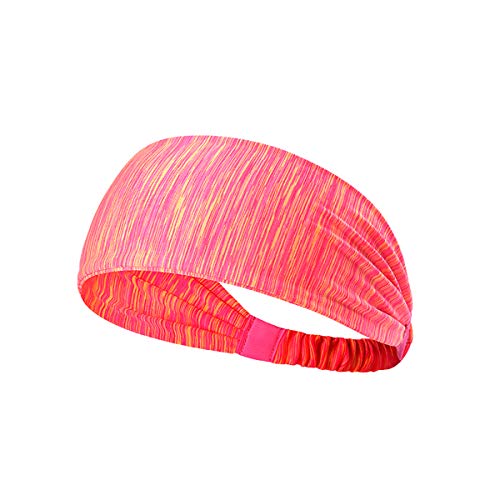 Futurekart Yoga Sport Athletic Headband Sweatband for Running Sports Travel Fitness Elastic Wicking Non Slip Style Band and Basketball Headbands Headscarf Fits (Stripe Red) RS.289.00