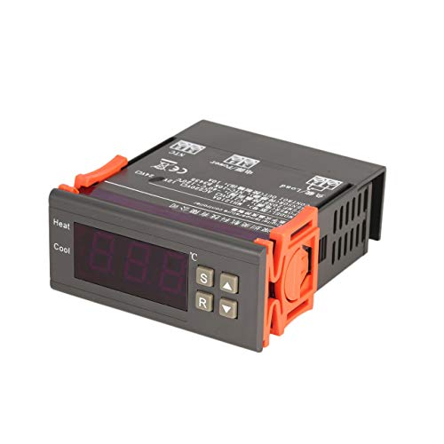 Preisvergleich Produktbild MH1210A AC / DC 12V Thermostatregler Digital LCD Kühlschrank Temperaturregler Thermoregler mit Sensor (Farbe: Grau)