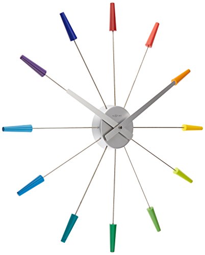 Nextime Multi Coloured Plug Inn Clock- 2610di