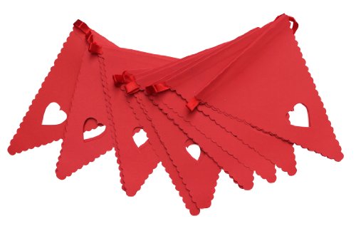 Red Heart Bunting Banner - Great for a Wedding, Party, Christening or any Special Occasion reviews Red Heart Bunting Banner - Great for a Wedding, Party, Christening or any Special Occasion