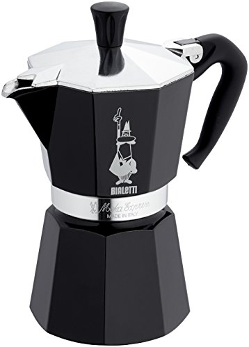 Bialetti Moka Express schwarz lackiert Espressokocher 6 Tassen Bialetti Moka Express schwarz lackiert Espressokocher 6 Tassen Bilder