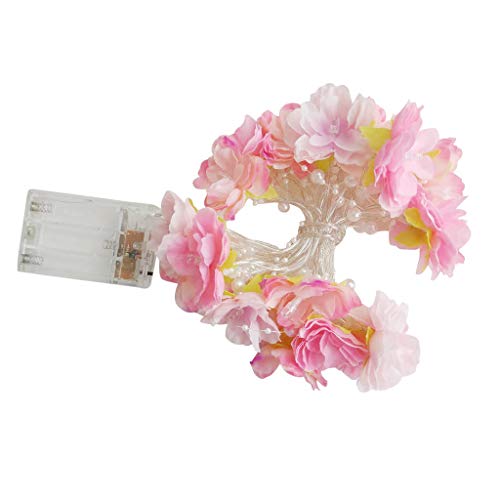 Preisvergleich Produktbild DIKHBJWQ,Attery angetriebenes Rosen-Blumen-Schnur-feenhaftes Licht-Weihnachtshochzeits-Dekorations... Baby Batterie,Wohnaccessoires,Bunte Lichterkette außen