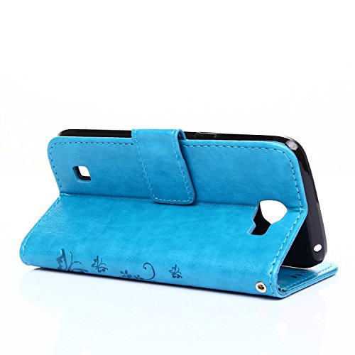 Dooki  LG K4 funda  Stare de pies Cartera Flip PU Piel cuero caso funda para LG K4 con tarjetero tarjetas Soporte Ranura