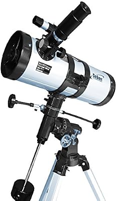Seben Télescope réflecteur 1000-114 EQ3 Star-Sheriff de Seben «Big-Pack» inclus