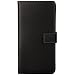 Produktbild LMAZWUFULM Hülle für Samsung Galaxy J3 2016 DUOS 5,0 Zoll PU Leder Magnetverschluss Brieftasche Lederhülle Geschäft Handytasche und Prägnantes Design im Bookstyle mit Stent-Funktion und Karten Slot Schutzhülle Ledertasche Flip Cover für Samsung Galaxy J3 2016 DUOS (5,0 Zoll) Schwarz