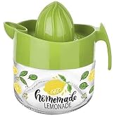 Meticulous Plastic Lima D&acute;or Patterned Lemon Juicer is 300 ml Green, Yellow Color Assortment.