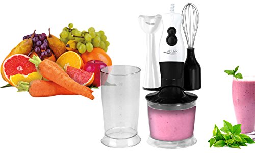 3 in 1 Stabmixer Set Prierstab Zerkleinerer Schneebesen Mixbehlter