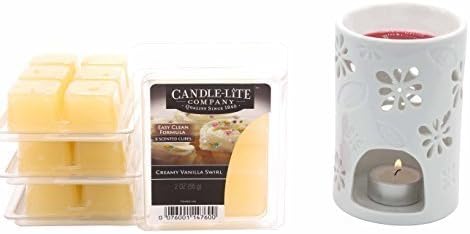 Set Tea Light Warm NYL ) ethyl ) -5-chloro-2-methoxy-4-nitro- & Creamy Vanilla Swirl Fragrance Cube
