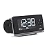 Produktbild Nikkei NR270P - Uhrenradio mit projektion | Alarmclock Projection | Funkalarm mit FM clockradio | Projektionuhr mit Radio | Digital Wecker mit FM Radio | Dual Alarm Radio Clock LED | Schwarz