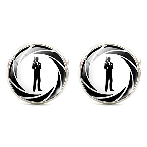 Preisvergleich Produktbild James Bond 007 Cosplay Cufflinks Manschettenknöpfe