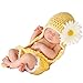 ZAMME Baby Infant Sunflower Costume Crochet Knit Photo Prop 0-12M