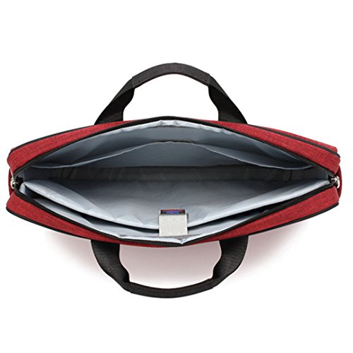 JOTHIN 2017 Neuen 17-Zoll-Laptop-Tasche Messenger bag Business-Männer und Frauen Computertasche Mit Doppelten Reißverschlüssen (47*35*7cm) - 5