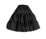 Hergestellt aus einer Schicht aus weichem Mesh drei Tiered Organza mit viel sammelt, das Kleid gibt voller Lautstärke - kann allein getragen werden