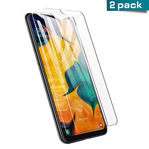 Snnisttek Cristal Templado Galaxy A50, [2-Unidades] Protector de Pantalla para Galaxy A50 - [9H Dureza] [Alta Definicion] [Anti-Arañazos] [Sin Burbujas] Vidrio Templado Premium para A50