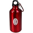 AC Milan Giemme Water Bottle with Carabiner Hook, 400 ml