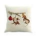 Produktbild Luckycat Weihnachten Baumwolle Leinen Sofa Car Home Taille Kissenbezug Dekokissen Fall Mode 2018