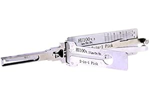 Loboo Idea LISHI HU100 V.3 Pick-up et décodeur automatiques Outils de serrurier Outils de verrouillage de porte Verrouillage de sélection de porte pour Cadillac, Opel, Nouvelle GL8, Cruze, Buick Hideo