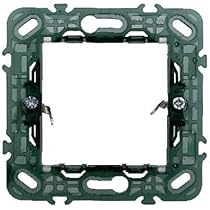 Supporto Con Griffe Vimar 0R19602 - 2 Moduli, Blu Trasparente Per Installazione Elettrica - Foto 4