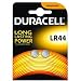 Produktbild Duracell LR44 2 Batterien/Pack 1,5 V Alkaline Akku in Spielzeugen Haustiere Hunde Katzen Halsbänder Tür Glocken Auto Schlüssel Casio Texas Computer Taschenrechner Kameras Feuerzeuge Alkaline Knopfzellen Batterien