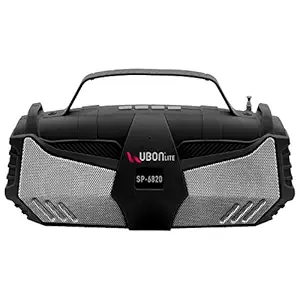 UBON SP-6820 10 Watt 2.0 Channel Truly Wireless Bluetooth Portable Speaker (Grey)