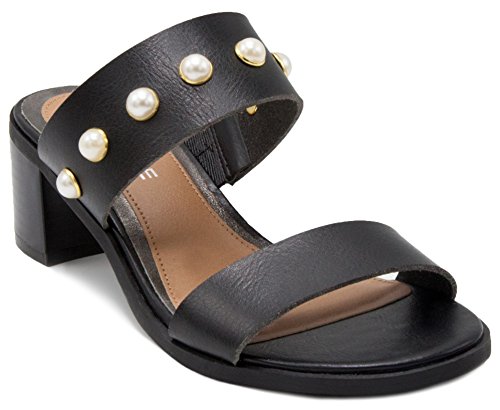 Preisvergleich Produktbild Rampage Womens Hatty Double Strap Block Heled Sandal
