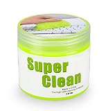 Super Clean Gel Nettoyant Clavier Universel Collant pour Ordinateur Portable, Grille d'aération de Voiture, Imprimantes, Calculatrices