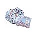 SwirlColor Women Waterproof Shower Hat Bathing Cap Ear Cap Elastic Band Spa Shower Cap