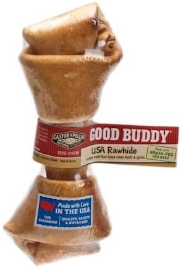 Castor & Pollux Good Buddy USA Rawhide Bone, One 4-5 Inch Bone (Pack of 8)