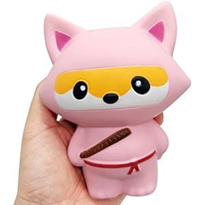 QUINTRA Soft Jumbo Cartoon Cat Cartoon Squishy Slow Rising Squeeze Stress Reliever Toy
