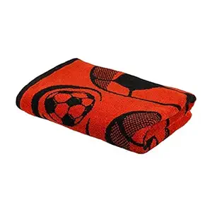 Bonheur Junior Football Print Cotton Extra Soft Quick-Dry, Durable and Skin-Friendly Bath Towels