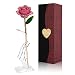 Produktbild Rose, U-kiss 24k Goldfolie in Geschenkbox für Liebhaber Mutter Freundin, zum Valentinstag ,Jahrestag, Geburtstagsgeschenk, Weihnachten (ROSA)