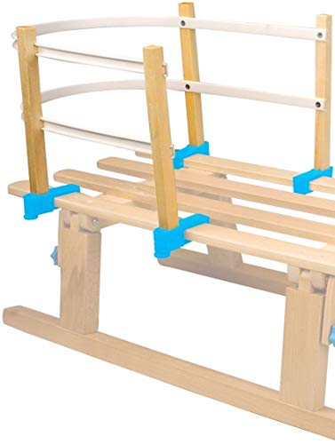 Preisvergleich Produktbild Nijdam Rückenlehne für Klappwagen 99 x 27 cm braun / weiß