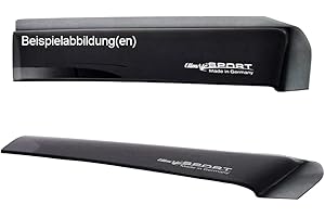 Climair Windabweiser Set vorne & hinten (mit ABE) 04-4182.KS, Farbausführung: schwarz - Kompatibel für Mercedes-Benz C-Klasse W204 T-Modell, Anzahl Türen: 5, Baujahr: 2007 -