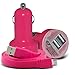 Produktbild (Hot Pink) Motorola Moto E XT1022 Universal 12v Schnelle Mini Bullet USB Dual Port In Car Charger & Micro-USB-Flat 1 Meter Daten sajv - Schweizerische Arbeitsgemeinschaft der Jugendverbände PC Laptop Ladekabel Exklusiv bei Aventus * *