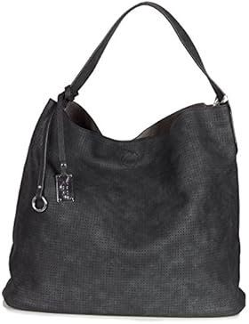 Xuna Damen Handtasche - Hobo Bag Schultertasche aus weichem Kunstleder (40 x 34 x 20 cm)