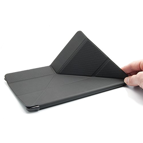 Energmix Hardcase mit Standfunktion Cover Hülle für iPad Air Backcover klappbar „Triangle“ Dreieck Schwarz - 6