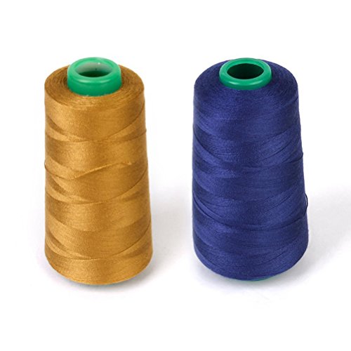 UEETEK 1 Stk 20er/2 Jeans Nähen Faden Spule für Nähmaschine (dunkelblau) - 6