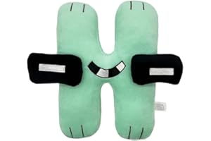 Benolls Alphabet Lore Juguetes de Peluche,Alphabet Lore Plushies Muñeca,Suave Alfabeto Lore Educativo Carta Juguete Muñecos Rellenos(H)