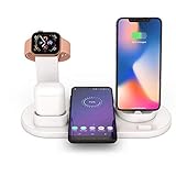 [AirPods Charging Stand]: Die präzise Aussparung ist auf AirPods abgestimmt. Die bewundernswerte Rille basiert auf der Form von Airpods und passt sich stabil und elegant an Airpods an.