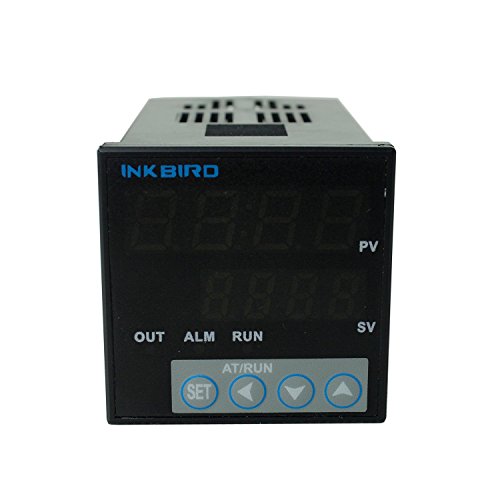 Inkbird 100-240V ITC-106VH Digital PID Temperaturregler Thermostat für Bierbrauen, PT100 Temperatursensor, K Thermoelement Sensor, 25DA SSR Halbleiterrelais, 40A SSR (ITC-106VH+K Sensor+40A SSR) - 2