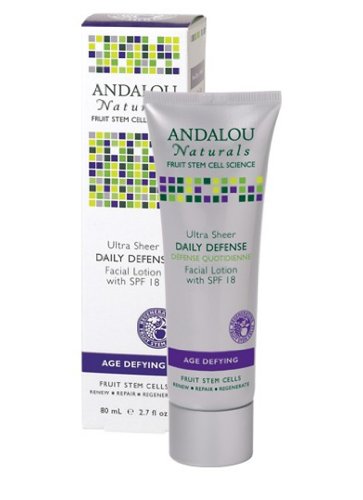 Andalou Ultra Sheer Daily Defence Facial Lotion with SPF 18 80 ml