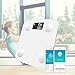 Produktbild SUN RNPP Körperfettüberwachung Digitale personenwaage körperfettwaage Bluetooth-körperfett-analysator-badezimmeranteil-maßband und abgerundete Ecken,White