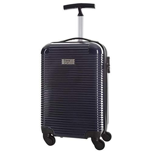 Preisvergleich Produktbild STEVE MILLER - JOURNEY Valise Cabine Rigide 4 Roues - Marine