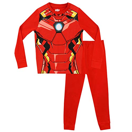 Marvel Pijamas para Niños 2 Paquetes Ajuste Ceñido Avengers 6-7 Años