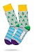 Produktbild UNABUX Herren Socke "Stars & Stripes", grün/grau Grösse 36-40