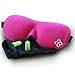 Pink Sleep Mask by Bedtime Bliss - Contoured & Comfortable With Moldex Ear Plug Set. Includes Carry Pouch for Eye Mask and Ear Plugs - Great for Travel Shift Work & Meditation RS.2485.00