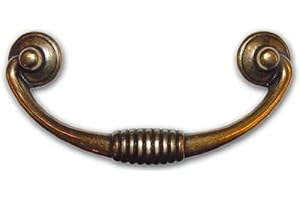 Maniglia Maniglietta per Mobili Oro Valenza 15115 Metal Style Handles 82x35 mm